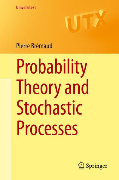Produktbild: Probability Theory and Stochastic Processes
