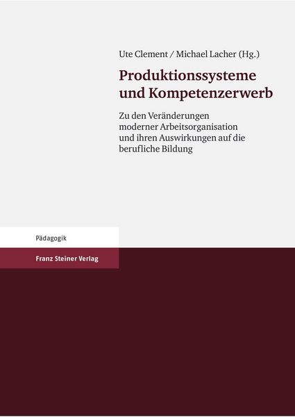 Produktbild: Produktionssysteme und Kompetenzerwerb