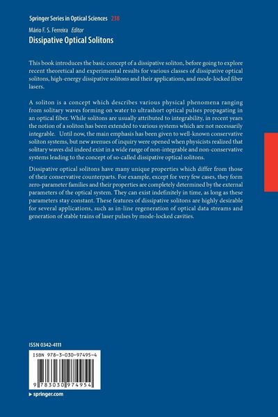 Produktbild: Dissipative Optical Solitons