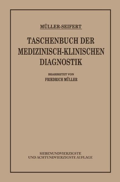 Produktbild: Taschenbuch der Medizinisch Klinischen Diagnostik