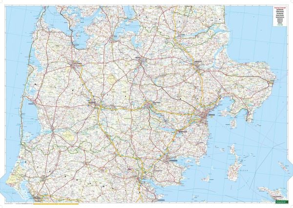 Produktbild: freytag & berndt Stra&szlig;enkarte D&auml;nemark Set 1:150.000