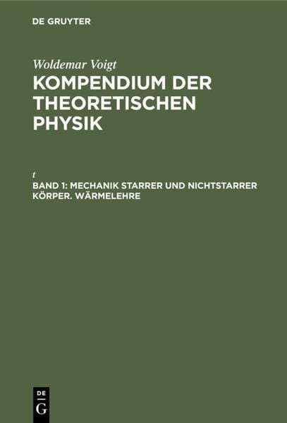 Produktbild: Mechanik starrer und nichtstarrer K&ouml;rper. W&auml;rmelehre