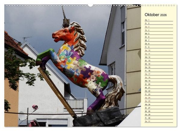 Produktbild: Unterwegs in Schw&auml;bisch Gm&uuml;nd (hochwertiger Premium Wandkalender 2026 DIN A2 quer), Kunstdruck in Hochglanz