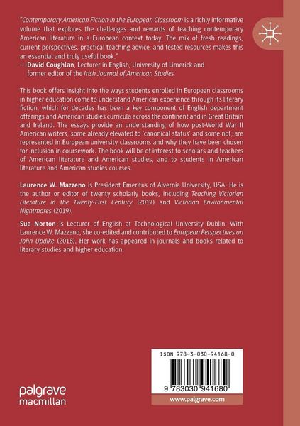 Produktbild: Contemporary American Fiction in the European Classroom