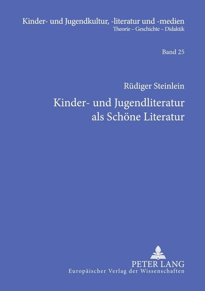 Produktbild: Kinder- und Jugendliteratur als Sch&ouml;ne Literatur