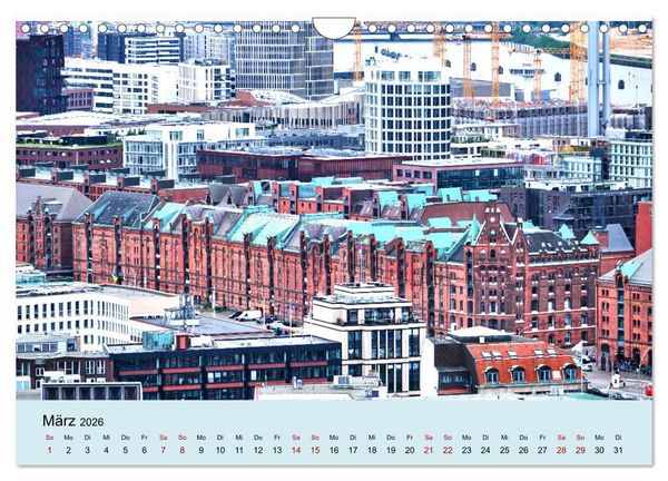Produktbild: Freie Hansestadt Hamburg (Wandkalender 2026 DIN A4 quer), CALVENDO Monatskalender