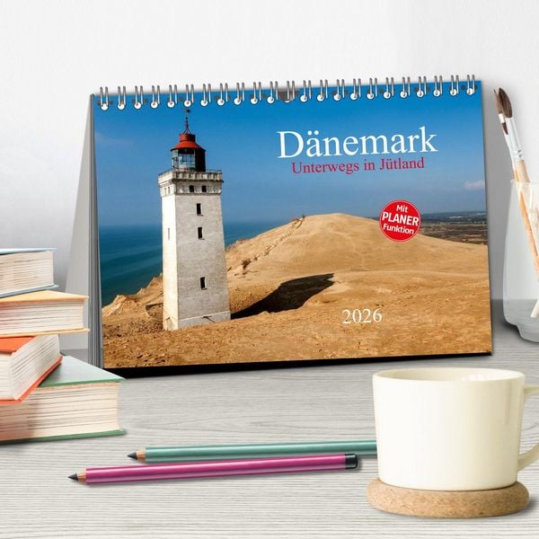 Produktbild: D&auml;nemark &ndash; Unterwegs in J&uuml;tland 2026 (Tischkalender 2026 DIN A5 quer), CALVENDO Monatskalender