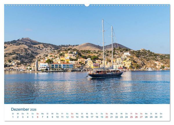 Produktbild: Symi 2026, Perle der &Auml;g&auml;is (Wandkalender 2026 DIN A2 quer), CALVENDO Monatskalender