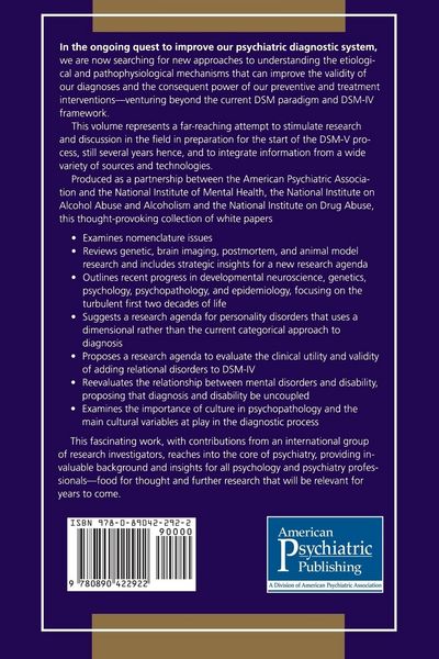 Produktbild: A Research Agenda For DSM V