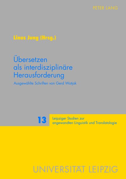 Produktbild: Uebersetzen als interdisziplinaere Herausforderung