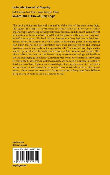 Produktbild: Towards the Future of Fuzzy Logic