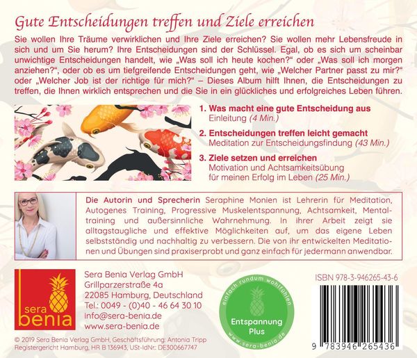 Produktbild: Gute Entscheidung {Ziele erreichen durch Motivation und Meditation} Entscheidungen treffen | Erfolgreich werden &ndash; Mentaltraining