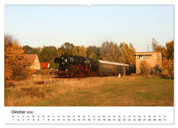 Produktbild: Unterwegs auf den Schienenwegen von Ostsachsen (hochwertiger Premium Wandkalender 2026 DIN A2 quer), Kunstdruck in Hochglanz