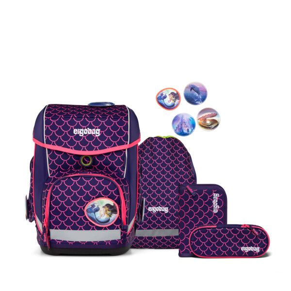 Cubo Schulrucksack Set MRP PerlentauchBär