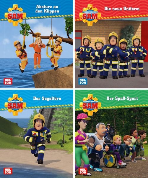 Produktbild: Nelson Mini-B&uuml;cher: 4er Feuerwehrmann Sam 21-24