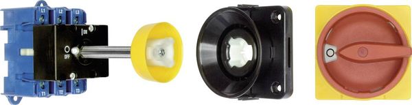 Kraus & Naimer KG64B.T203/09.VE Lasttrennschalter mit Türkupplung 63 A 1 x 90 ° Rot, Gelb 1 St.