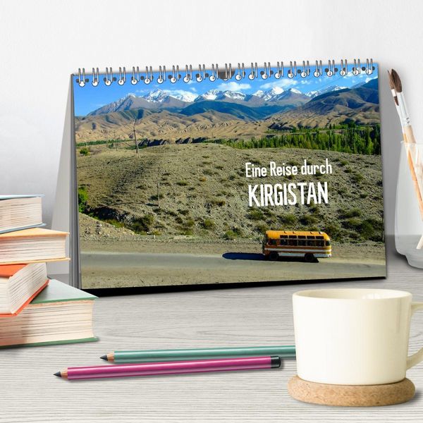 Produktbild: Eine Reise durch Kirgistan (Tischkalender 2026 DIN A5 quer), CALVENDO Monatskalender