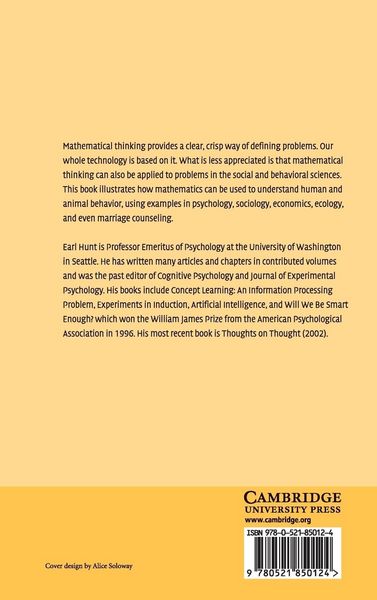Produktbild: The Mathematics of Behavior
