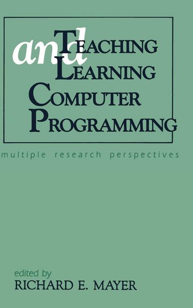 Produktbild: Teaching and Learning Computer Programming