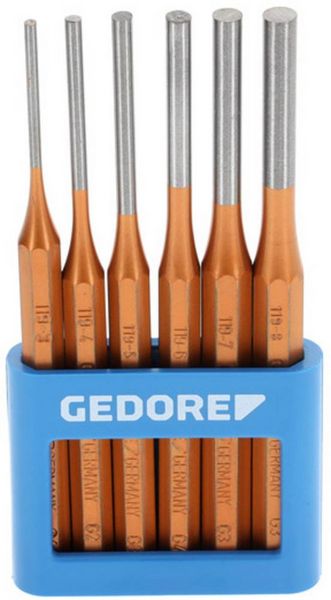 Produktbild: Gedore Splinttreiber-Set 6tlg. im PVC-Halter 8757670