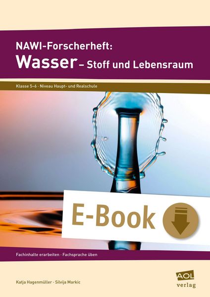 Produktbild: NAWI-Forscherheft: Wasser - Stoff und Lebensraum