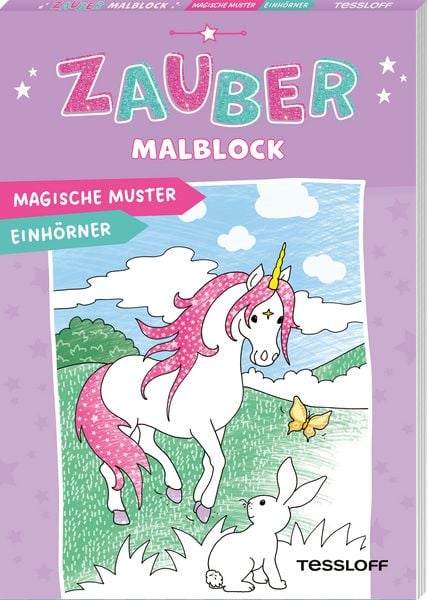Produktbild: Zaubermalblock. Magische Muster. Einh&ouml;rner