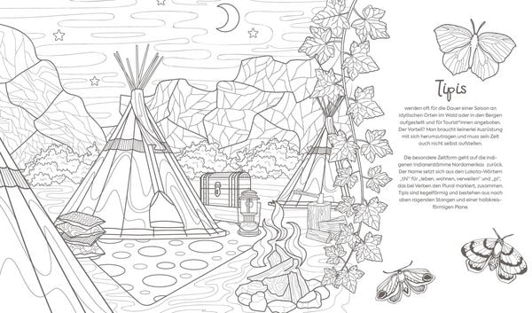 Produktbild: Ausmalreise Camping