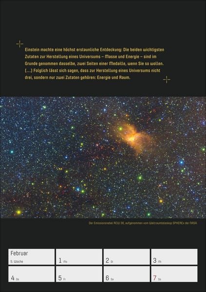 Produktbild: Stephen Hawking - Universum Wochenplaner 2027 - 53 faszinierende Bilder und Zitate
