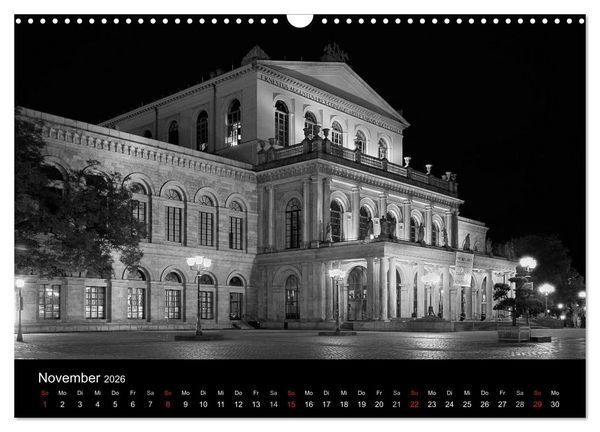 Produktbild: Hannover Monochrome Impressionen (Wandkalender 2026 DIN A3 quer), CALVENDO Monatskalender