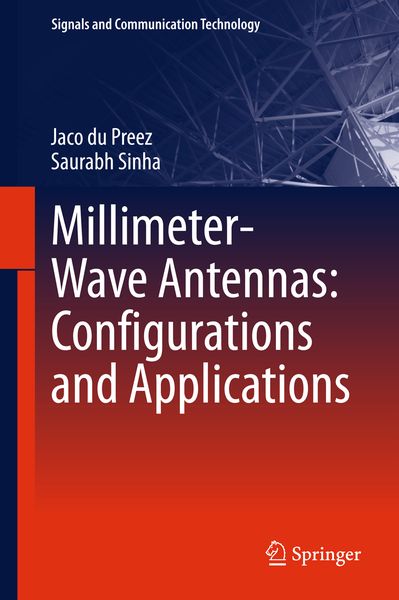 Produktbild: Millimeter-Wave Antennas: Configurations and Applications