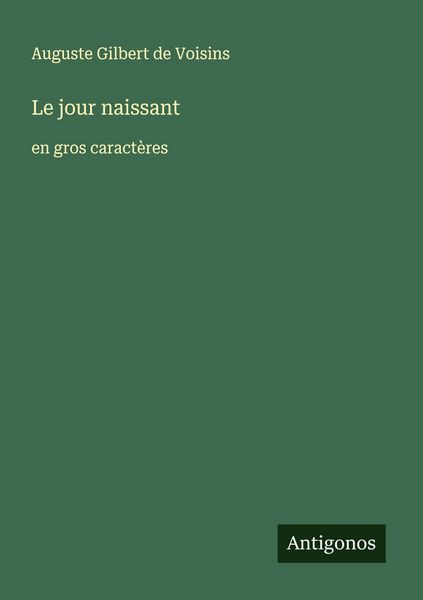 Produktbild: Le jour naissant