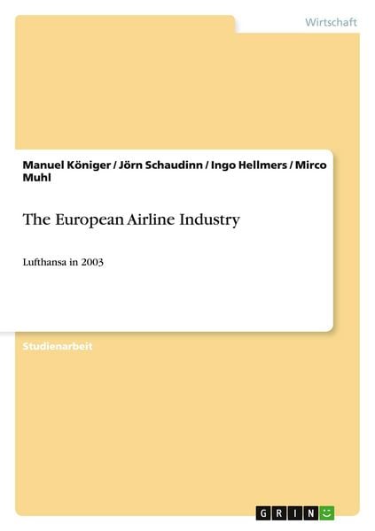 Produktbild: The European Airline Industry