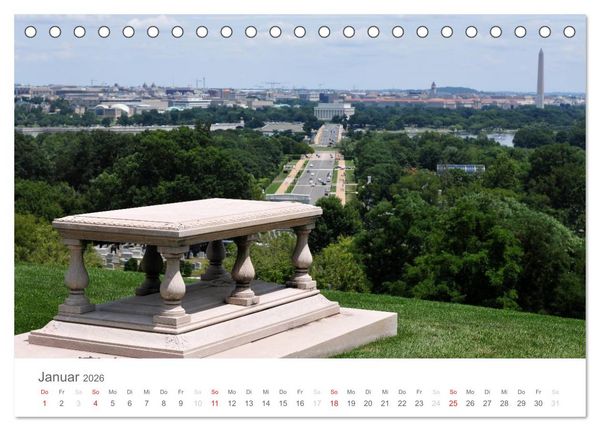 Produktbild: Washington im Auge des Fotografen (Tischkalender 2026 DIN A5 quer), CALVENDO Monatskalender