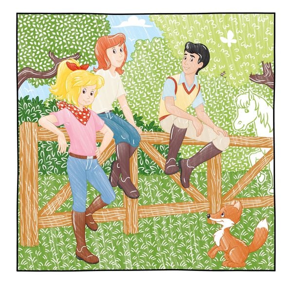 Produktbild: Zauberpapier Malbuch Bibi & Tina