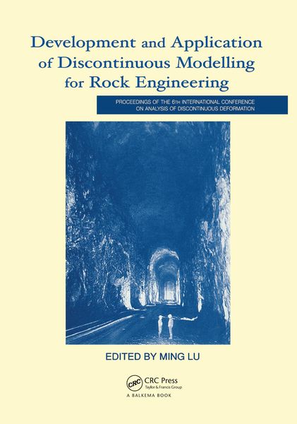 Produktbild: Development and Application of Discontinuous Modelling for Rock Engineering