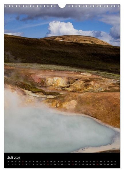 Produktbild: Island - Der Laugavegur-Kalender 2026 (Wandkalender 2026 DIN A3 hoch), CALVENDO Monatskalender