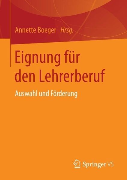 Produktbild: Eignung f&uuml;r den Lehrerberuf