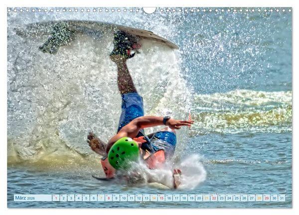 Produktbild: Wakeboarden (Wandkalender 2026 DIN A3 quer), CALVENDO Monatskalender