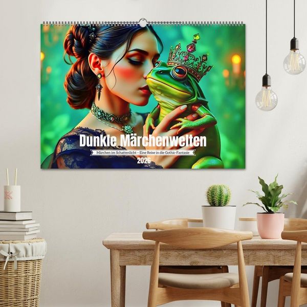 Produktbild: Dunkle M&auml;rchenwelten (Wandkalender 2026 DIN A2 quer), CALVENDO Monatskalender