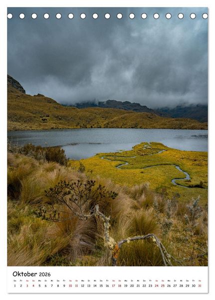 Produktbild: Traumhaftes Ecuador (Tischkalender 2026 DIN A5 hoch), CALVENDO Monatskalender