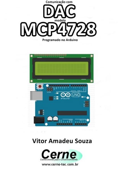 Produktbild: Comunica&ccedil;&atilde;o Com Dac Modelo Mcp4728 Programado No Arduino
