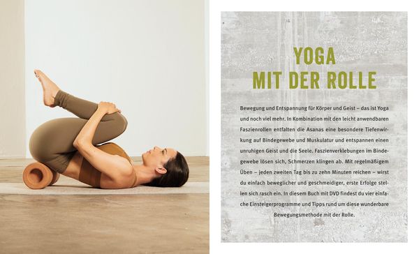 Produktbild: Yoga mit der Faszienrolle (mit DVD)