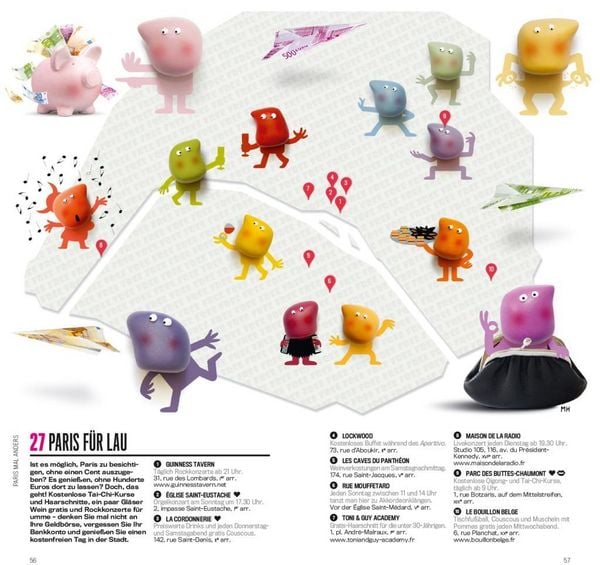 Produktbild: 50 Maps Paris (DuMont Reisef&uuml;hrer)