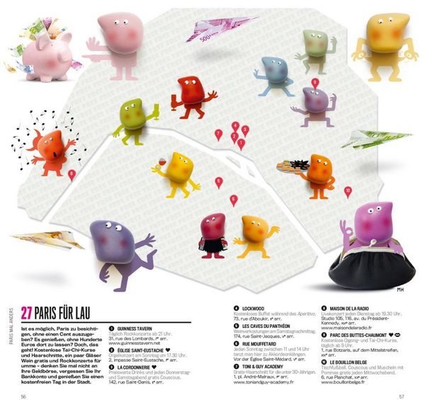 Produktbild: DuMont 50 Maps Paris