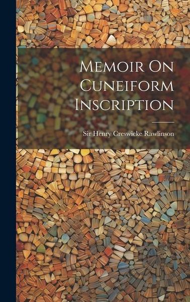 Produktbild: Memoir On Cuneiform Inscription