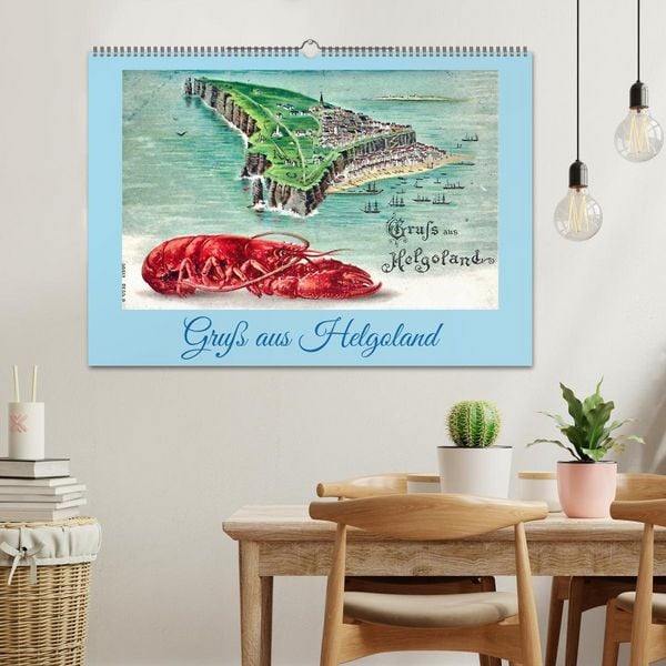 Produktbild: Gru&szlig; aus Helgoland (Wandkalender 2026 DIN A2 quer), CALVENDO Monatskalender