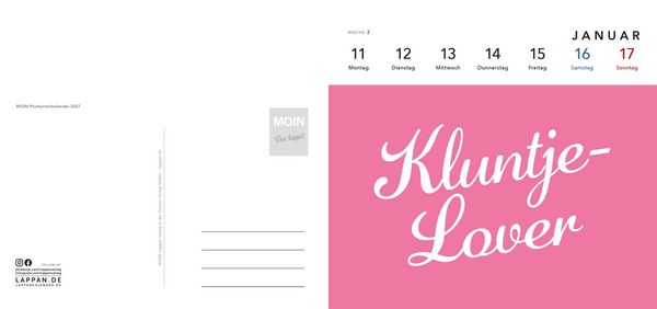 Produktbild: MOIN Postkartenkalender 2027