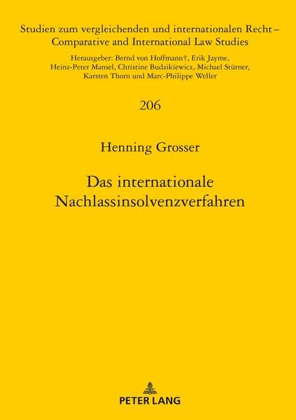 Produktbild: Das internationale Nachlassinsolvenzverfahren