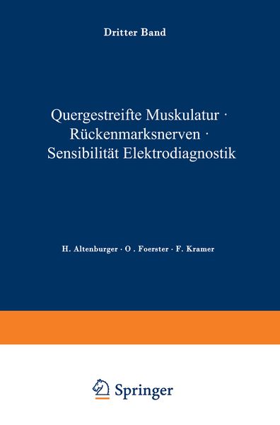 Produktbild: Quergestreifte Muskulatur &middot; R&uuml;ckenmarksnerven &middot; Sensibilit&auml;t Elektrodiagnostik