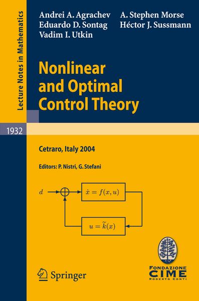 Produktbild: Nonlinear and Optimal Control Theory